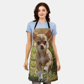 Cute Customizable Chihuahua Apron Schürze (Getragen)