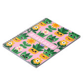 Cute Customizable Pot Plant Print Notizblock (Linke Seite)
