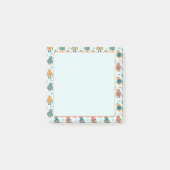 Cute Customizable Robot Print Post-it Klebezettel (Vorderseite)