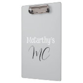 Cute Customized Personal Name Clipboard  Klemmbrett (Links)