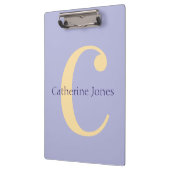 Cute Customized Personal Name Clipboard Klemmbrett (Links)
