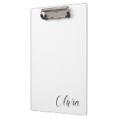 Cute Customized Personalized Name Clipboard  Klemmbrett (Links)