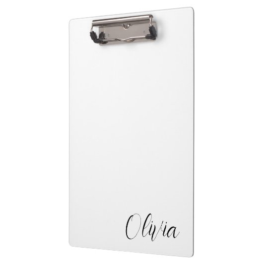 Cute Customized Personalized Name Clipboard Klemmbrett (Links)