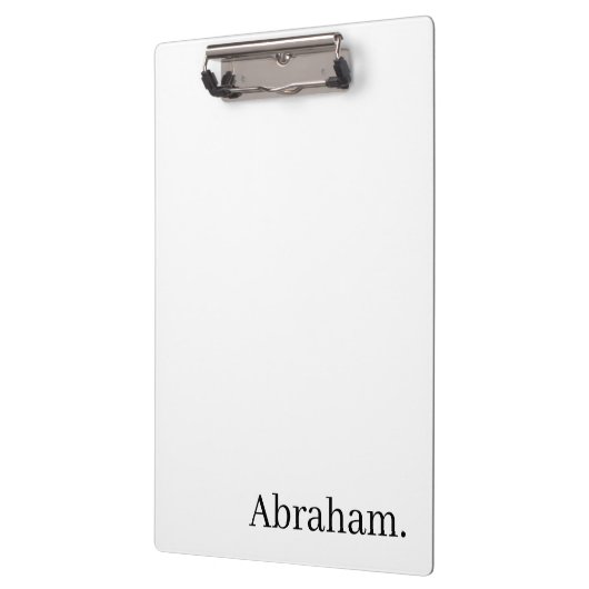 Cute Customized Personalized Name Clipboard  Klemmbrett (Links)