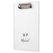 Cute Customized Personalized Name Clipboard  Klemmbrett (Links)
