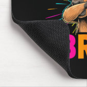 Cute Dabbing Capybara Funny Animal Meme Capy Lover Mousepad (Ecke)