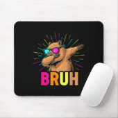 Cute Dabbing Capybara Funny Animal Meme Capy Lover Mousepad (Mit Mouse)
