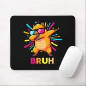 Cute Dabbing Capybara Funny Animal Meme Capy Lover Mousepad (Mit Mouse)