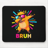 Cute Dabbing Capybara Funny Animal Meme Capy Lover Mousepad (Vorne)