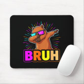 Cute Dabbing Capybara Funny Animal Meme Capy Lover Mousepad (Mit Mouse)