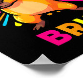 Cute Dabbing Capybara Funny Animal Meme Capy Lover Poster (Ecke)