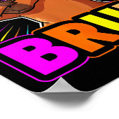 Cute Dabbing Capybara Funny Animal Meme Capy Lover Poster (Ecke)