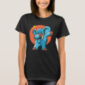 Cute Dabbing Elephant T-Shirt (Vorderseite)