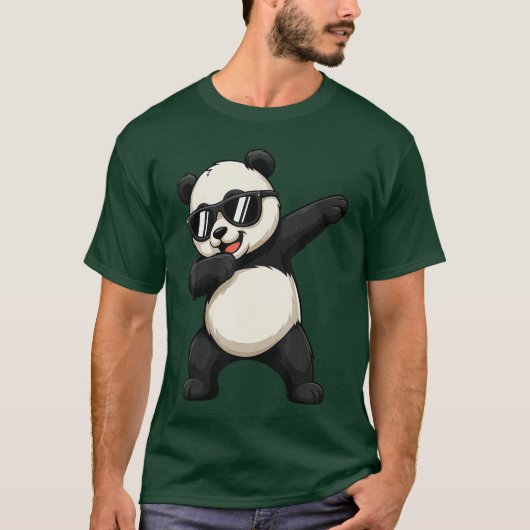 Cute Dabbing Panda Bear Outfit Boyeen Men Dab Anim T-Shirt (Vorderseite)
