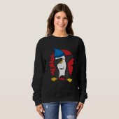 Cute Dabbing Penguin Sweatshirt (Vorne ganz)