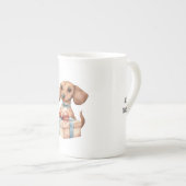 Cute Dachshund Birthday Mug A Tiny Bit Older Porzellantasse (Vorderseite Rechts)