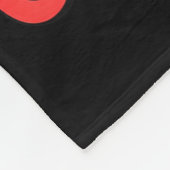 Cute Dachshund Christmas Design Funny Holiday Dog Fleecedecke (Ecke)