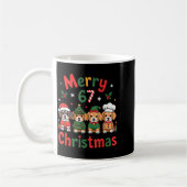 Cute Dachshund Christmas Design Funny Holiday Dog Kaffeetasse (Links)