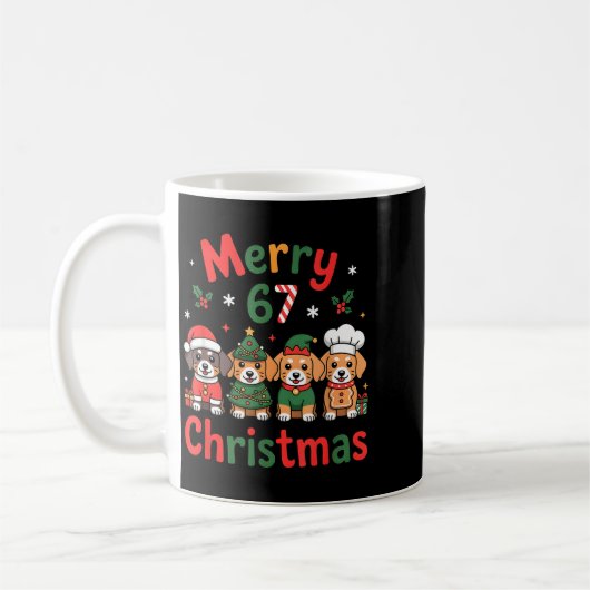 Cute Dachshund Christmas Design Funny Holiday Dog Kaffeetasse (Links)