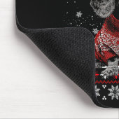 Cute Dachshund Christmas Wearing Sweater Funny Xma Mousepad (Ecke)