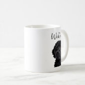 Cute Dachshund Dog Watercolor Kaffeetasse (VorderseiteRechts)