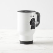 Cute Dachshund Dog Watercolor Reisebecher (VorderseiteRechts)