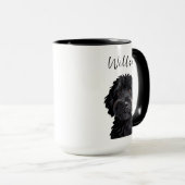 Cute Dachshund Dog Watercolor Tasse (VorderseiteRechts)