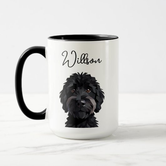 Cute Dachshund Dog Watercolor Tasse (Links)