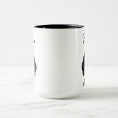 Cute Dachshund Dog Watercolor Tasse (Zentrum)