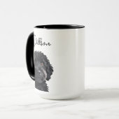 Cute Dachshund Dog Watercolor Tasse (Vorderseite Links)