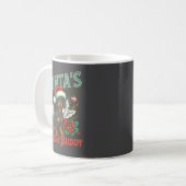 Cute Dachshund Dogs Christmas Lights Santa Holiday Kaffeetasse (Vorderseite Links)