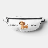 Cute Dachshund Fanny Pack – Playful Illustrated Bauchtasche (Ablage )