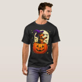Cute Dachshund Jack O Lanterrn Halloween Costume M T-Shirt (Vorne ganz)