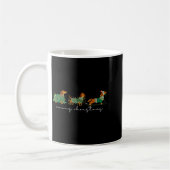 Cute Dachshund Merry Christmas Weiner Dog Lover Xm Kaffeetasse (Links)