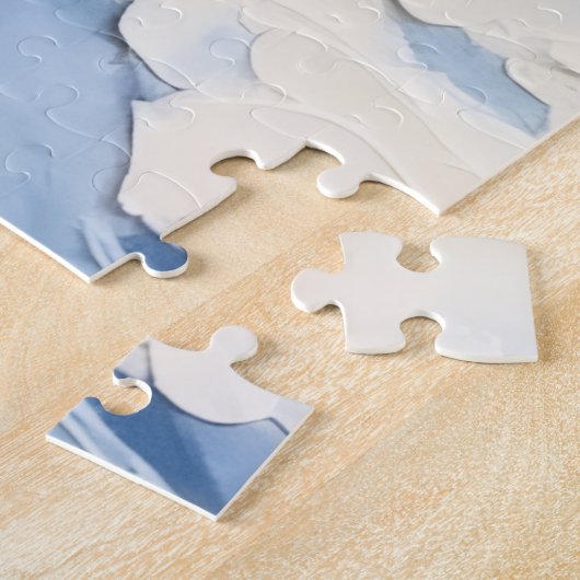 Cute Dachshund Puppy Cozy Winter Scarf Art Puzzle (Seite)