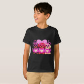 Cute Dachshund Valentines Heart Dog Lover Men Wome T-Shirt (Vorne ganz)