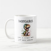 Cute Daddysaurus zum Vatertag Kaffeetasse (Links)