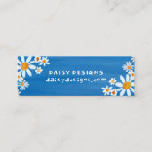 Cute Daisies Clothin Hangtag Price Tag Custom Card (Vorderseite)