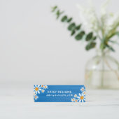 Cute Daisies Clothin Hangtag Price Tag Custom Card (Stehend Vorderseite)