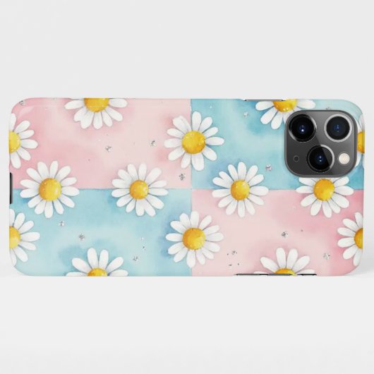 Cute Daisy Flower Phone Case iPhone Hülle (Rückseite (Horizontal))