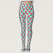 Cute Daisy Pattern Leggings (Vorderseite)