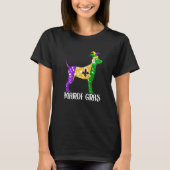 Cute Dalmatian Dog Lover Mardi Gras Party Jester M T-Shirt (Vorderseite)