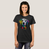 Cute Dalmatian Dog on Dalmatian 2 T-Shirt (Vorne ganz)