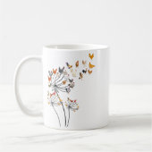 Cute Dandelion Chickens Lover Shirts For Women Gir Kaffeetasse (Links)