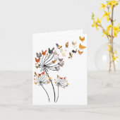 Cute Dandelion Chickens Lover Shirts For Women Gir Karte (Gelbe Blume)