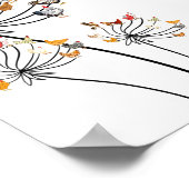 Cute Dandelion Chickens Lover Shirts For Women Gir Poster (Ecke)