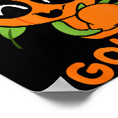 Cute Dandy's Gamer World Soky Gourdy Kids Funny Xm Poster (Ecke)