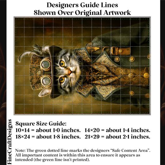 Cute Dapper Steampunk Tabby Cat ET7R Decoupage Seidenpapier