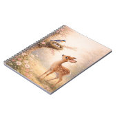 Cute Deer Bird Nest Aesthetic Notebook |  Notizblock (Linke Seite)