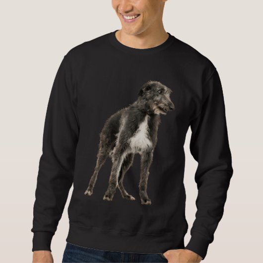 Cute Deerhound Sweatshirt (Vorderseite)